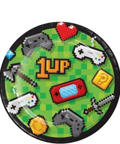 Game On Party Dessert Paper Plate