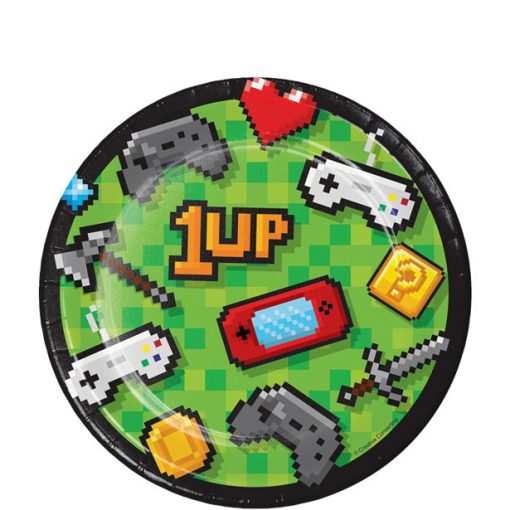 Game On Party Dessert Paper Plate
