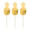 Gold Foil Pineapple Picks