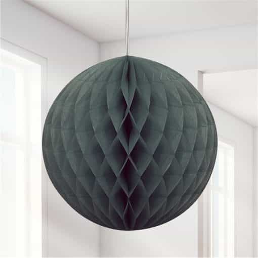Black Honeycomb Ball Decoration