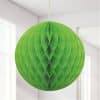 Lime Green Honeycomb Ball Decoration