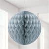 Silver Honeycomb Ball Decoration