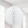 White Honeycomb Ball Decoration
