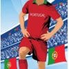 World Cup Football Portugal Stand-In Cutout Decoration