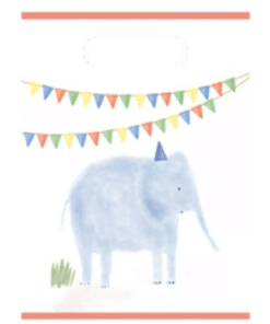 Elephant Safari Themed Party Plastic Loot Bags