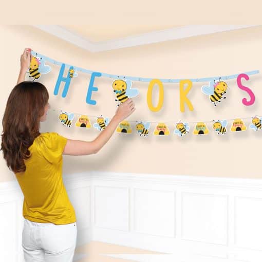 What Will It Bee? Baby Shower Combo Letter Banners