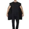 Black cape and mask