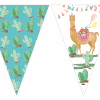 Llama Party Flag Bunting