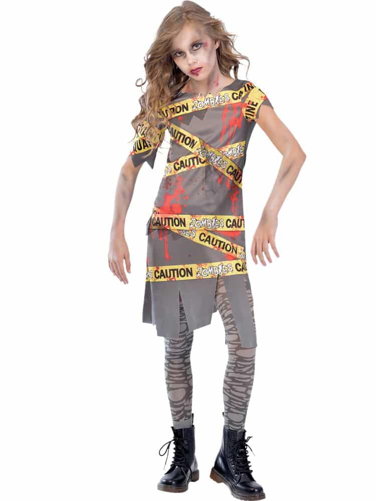 Buy Caution Zombie Child Costume Fun Party Supplies