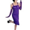 Roaring 20's Purple Flapper Costume