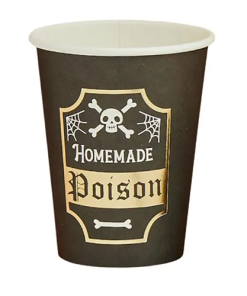 Halloween Poison Paper Cups