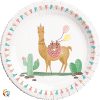 Llama Party Paper Plates