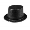 Black Glitter Top Hat