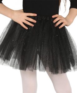 Child Black Glitter Tutu
