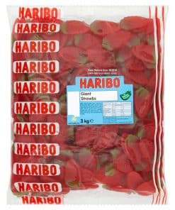 Haribo Giant Strawberries Bulk Bag