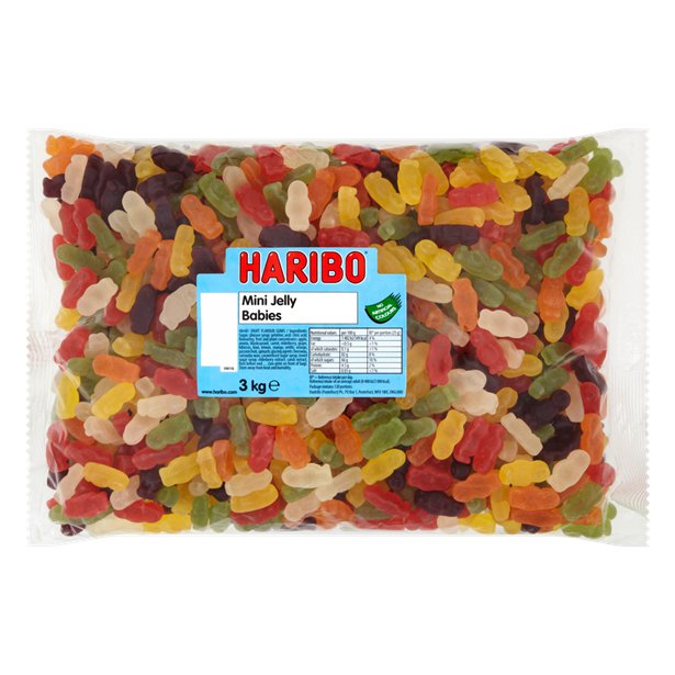 Haribo Mini Jelly Babies Bulk Bag - Fun Party Supplies