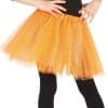 Child Orange Glitter Tutu