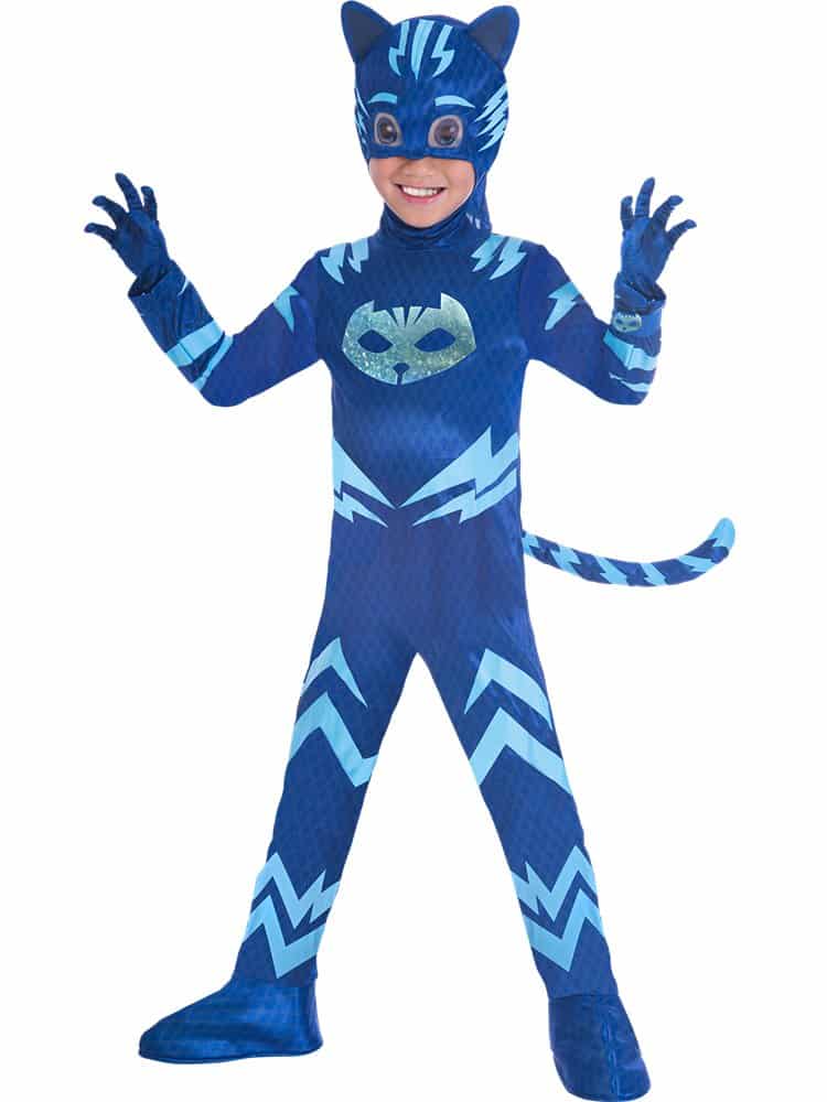 Costume Ufficiale PJ Masks Catboy Per Bambino – Tuta Con Maschera E Coda, Ideale Per Halloween E Giochi Di Ruolo