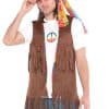 1960's Long Hippie Vest Adult Costume