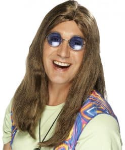 60's Long Neil Brown Wig
