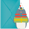 Arctic Penguin Invitations