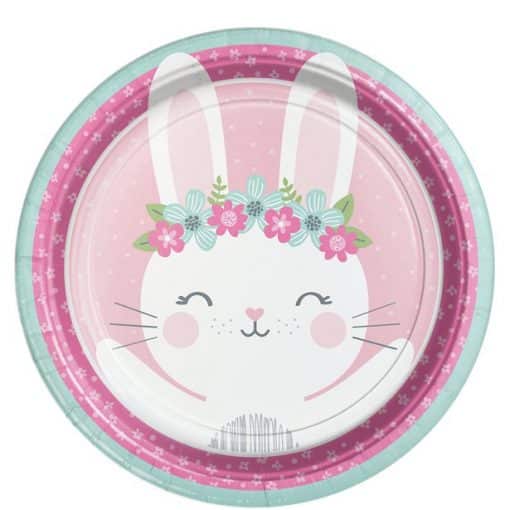 Birthday Bunny Party Dinner Plate