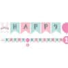 Birthday Bunny Party Ribbon Banner with Sticker