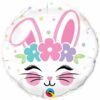 Birthday Bunny Party Metallic Foil Balloon - 18"