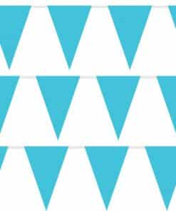 Caribbean Blue Plastic Bunting