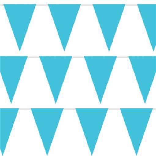 Caribbean Blue Plastic Bunting