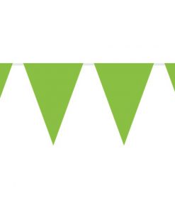 Lime Green Plastic Bunting