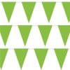 Lime Green Plastic Bunting