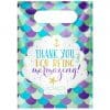 Mermaid Wishes Party Plastic Loot Bags