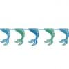 Mermaid Wishes Party Glitter Garland