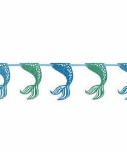 Mermaid Wishes Party Glitter Garland