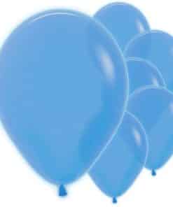 Neon Blue Balloons