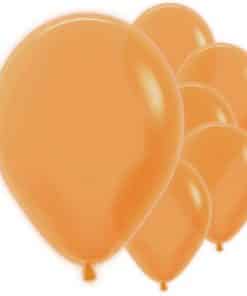 Neon Orange Balloons