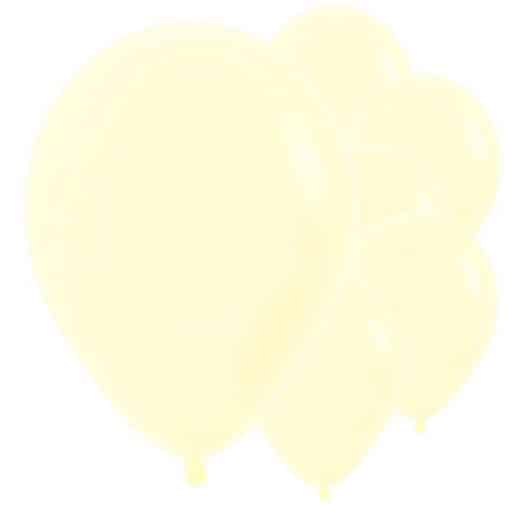 Pastel Matte Yellow Balloons