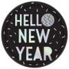 Disco Ball Drop Iridescent Paper Plates