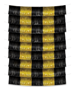 Black & Gold Hanging Backdrop Decoration For Decor