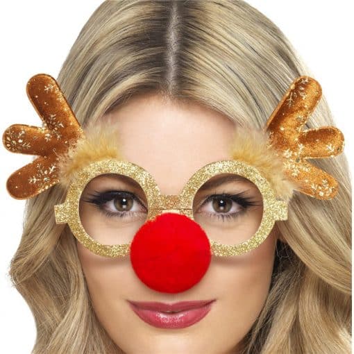 Reindeer Comedy Glasses