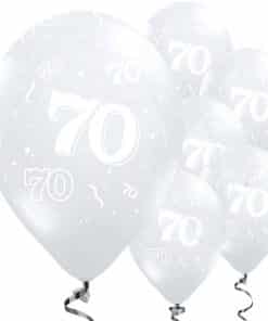 70th Birthday Diamond Clear Balloons