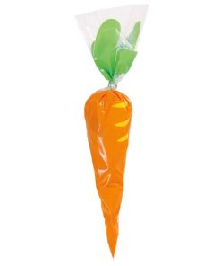 Carrot Cone Cello Bags