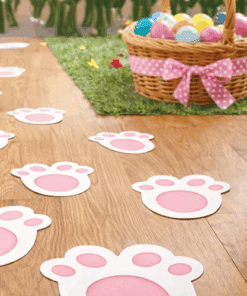 Alternative view of Easter Bunny Feet Decorations (Pk 30)