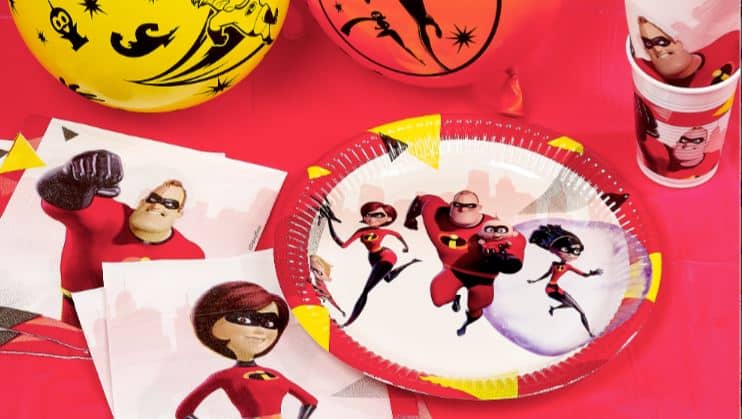 The Incredibles 2 Party  decorations  tableware party  bag 