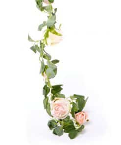 Alternative view of Light Pink Rose Garland - 1.75m