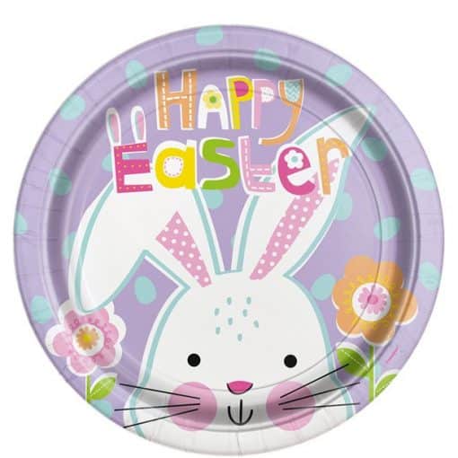 Lilac Easter Paper Plates