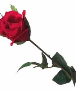 Luxury Long Stem Silk Red Rose