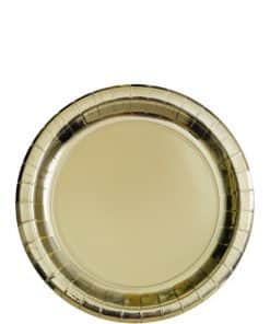Metallic Gold Dessert Paper Plates