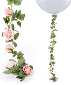 Pink Rose Garland